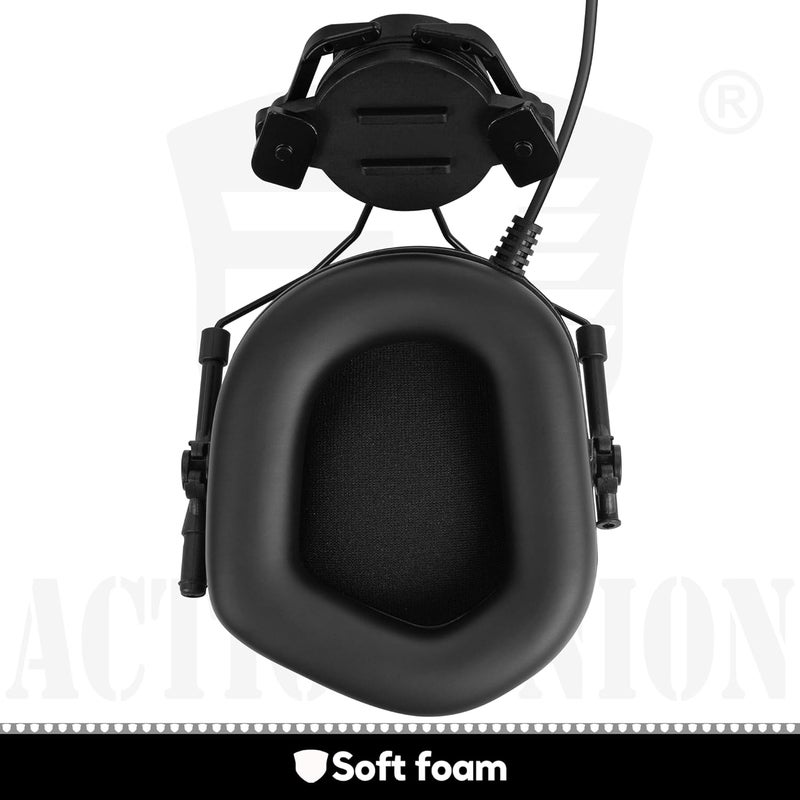 ACTIONUNION Tactical Headset for Airsoft Helmet No Noise Reduction - Image 5
